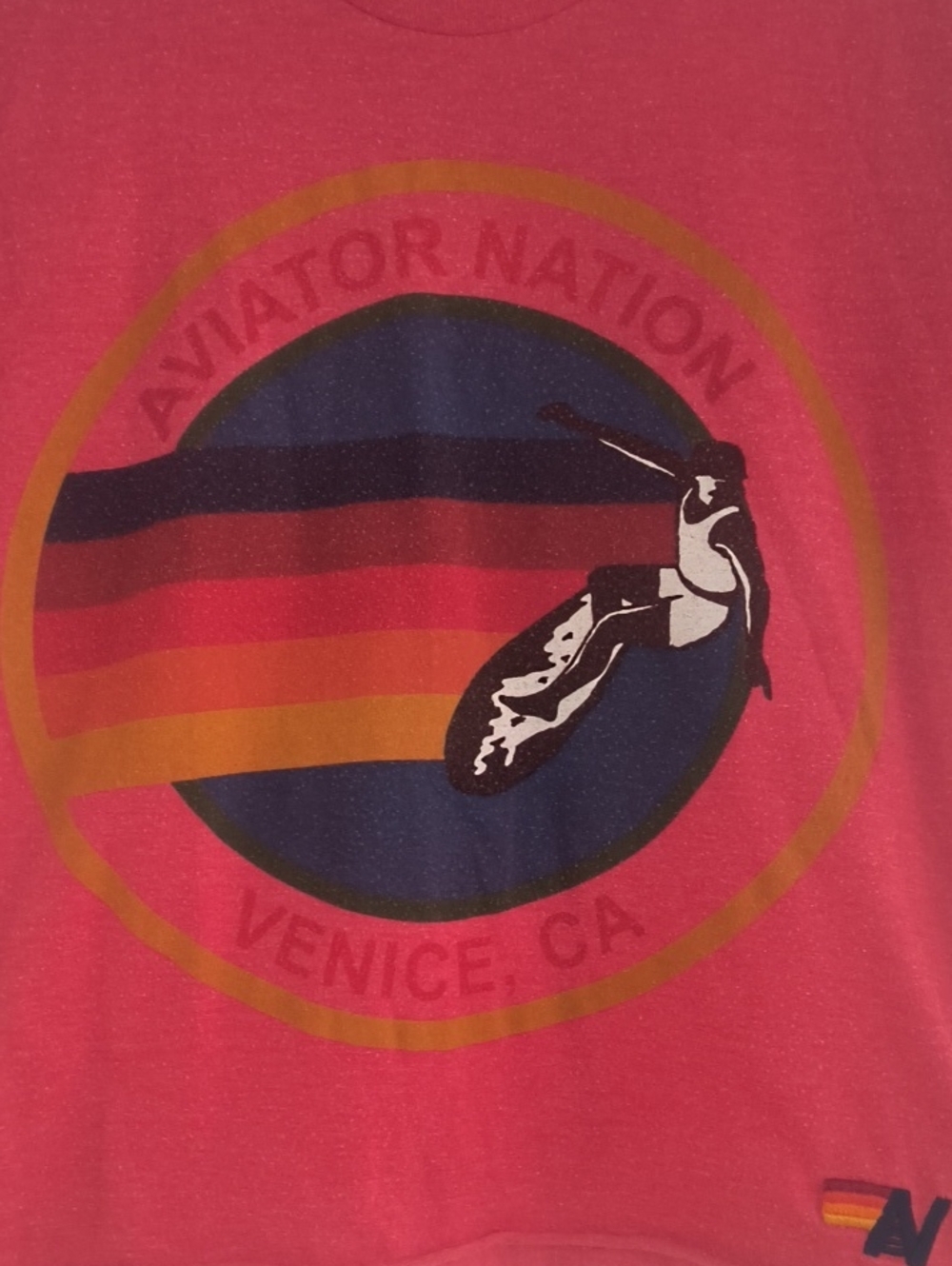 Aviator Nation Signature Boyfriend Tee Size XS - Picture 2 of 5